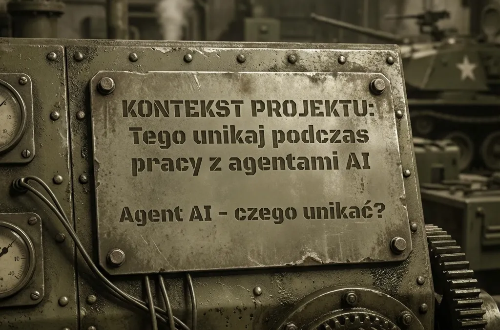 Tego unikaj podczas pracy z agentami AI